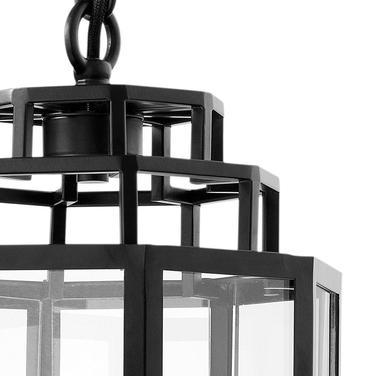Monticello Lanterns S | M | L - Black - Eichholtz - Luxury Lighting BoutiqueHall LanternEichholtz