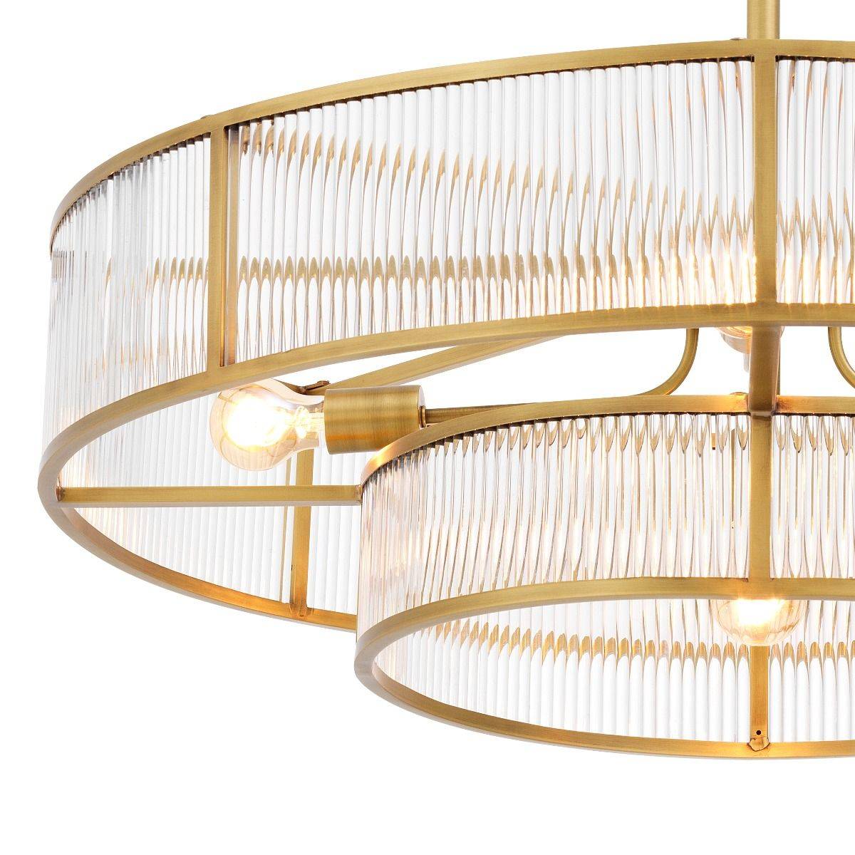 Montparnasse Modern Chandelier - Brass - Eichholtz - Luxury Lighting BoutiqueBrass/Metal ChandeliersEichholtz