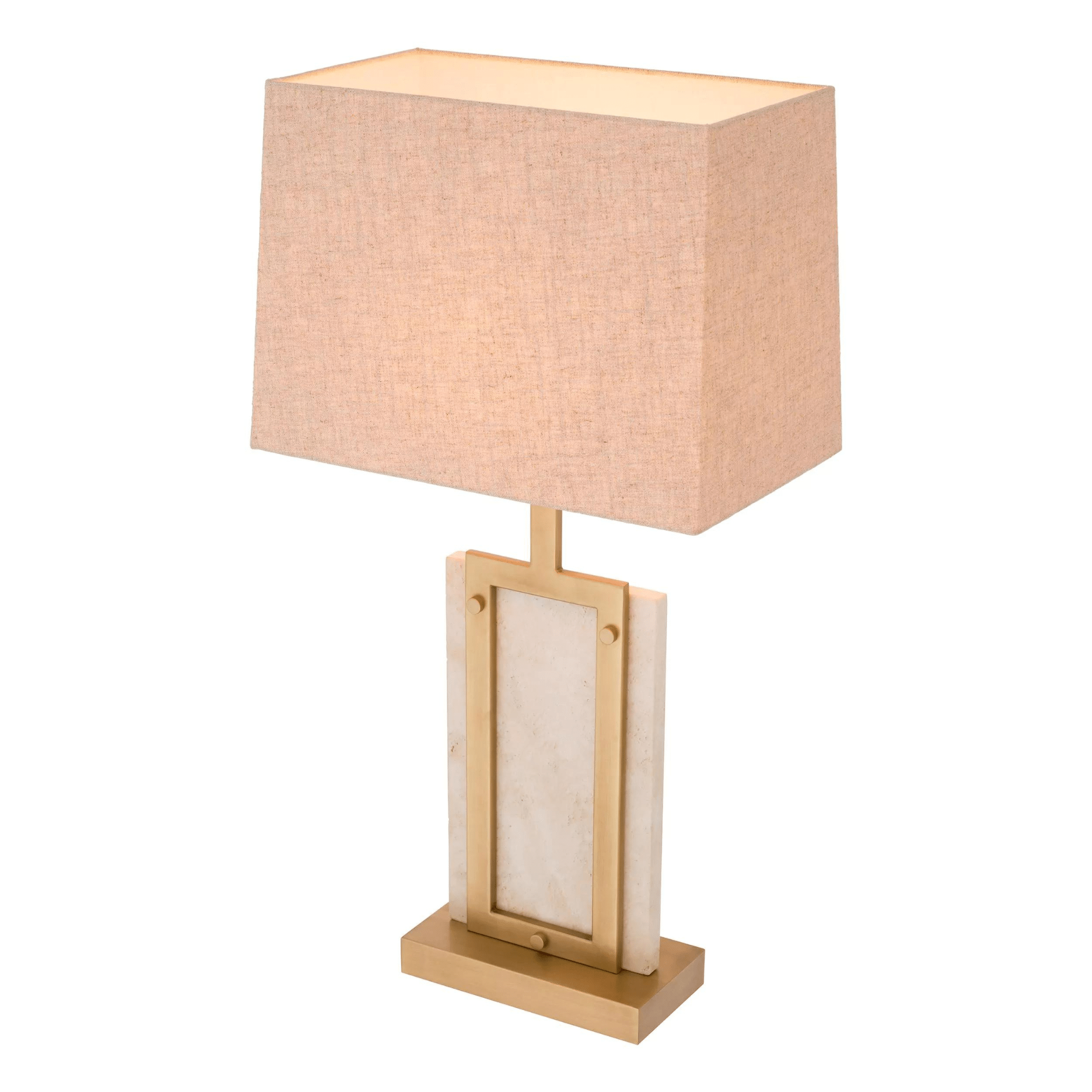 Murray Table Lamp - Alabaster | Travertine - Eichholtz - Luxury Lighting BoutiqueTable LampEichholtz