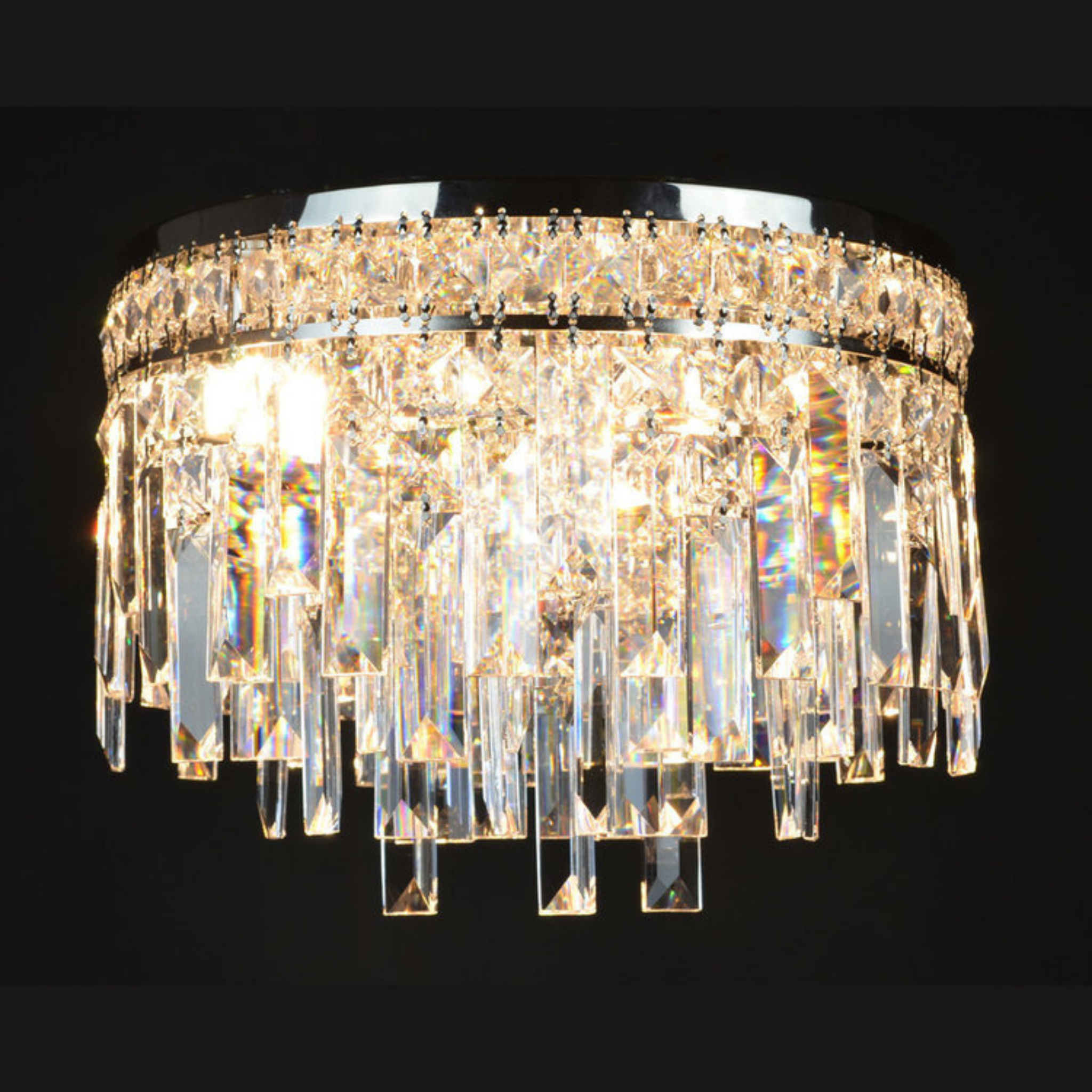 Napoli 4 Modern Crystal Glass Chandelier - Wranovsky - Luxury Lighting Boutique