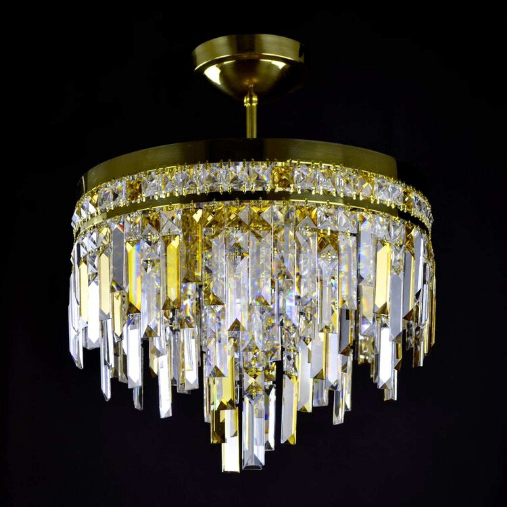 Napoli 6 Modern Crystal Glass Chandelier - Wranovsky - Luxury Lighting Boutique