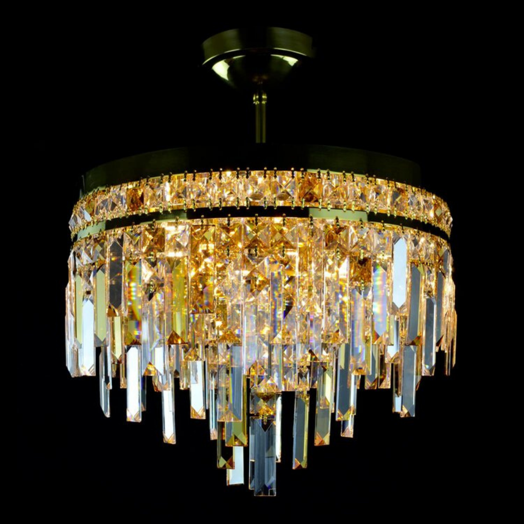Napoli 6 Modern Crystal Glass Chandelier - Wranovsky - Luxury Lighting Boutique