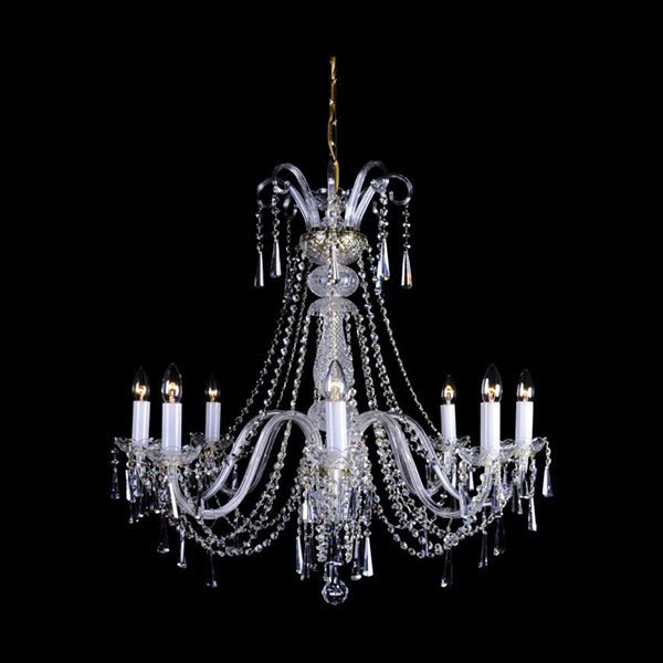 Neo Classic 8 - Light Crystal Chandelier - Glass LPS - Luxury Lighting BoutiqueTraditional Crystal ChandeliersGlass LPS