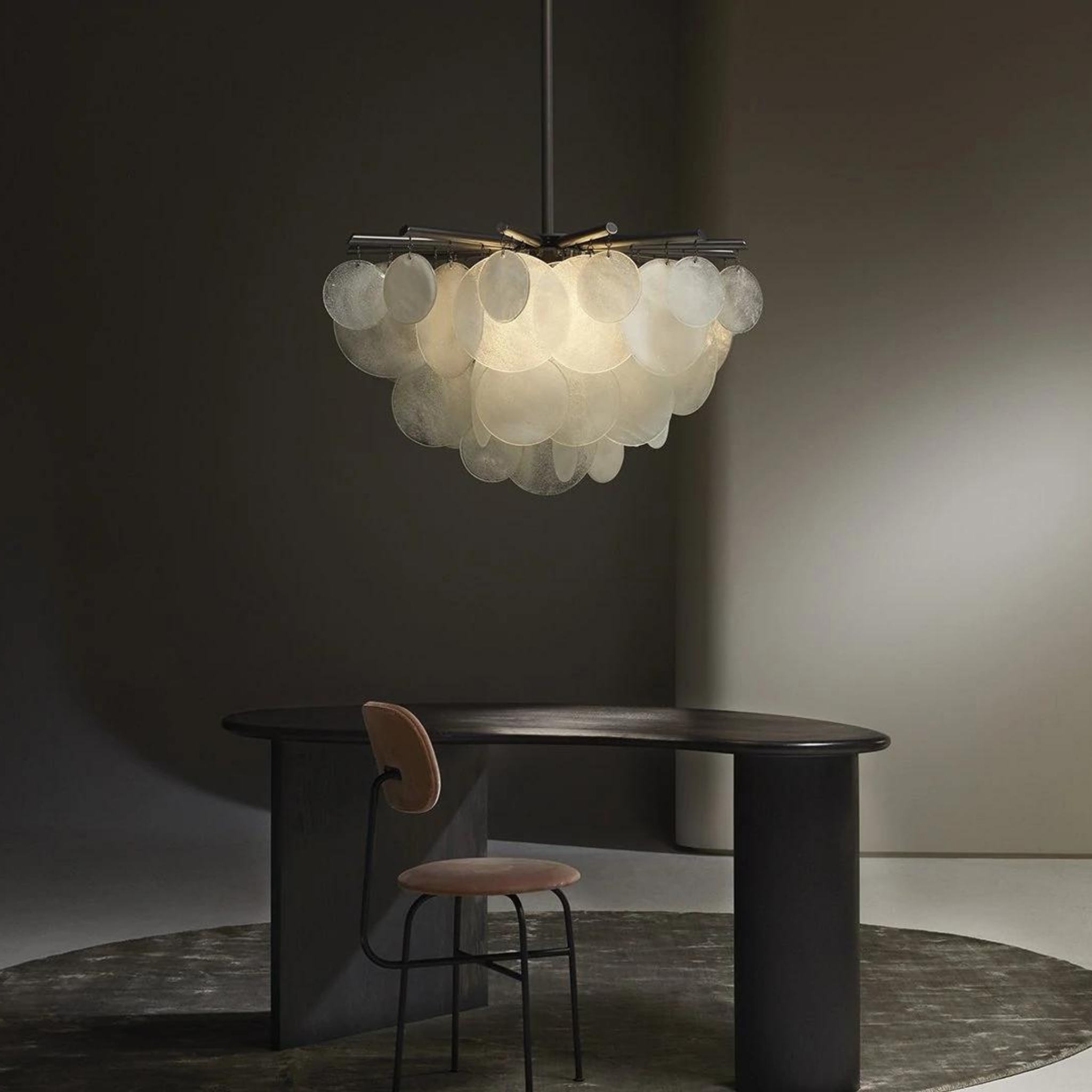 Nimbus Round Medium Modern Chandelier - CTO Lighting - Luxury Lighting Boutique