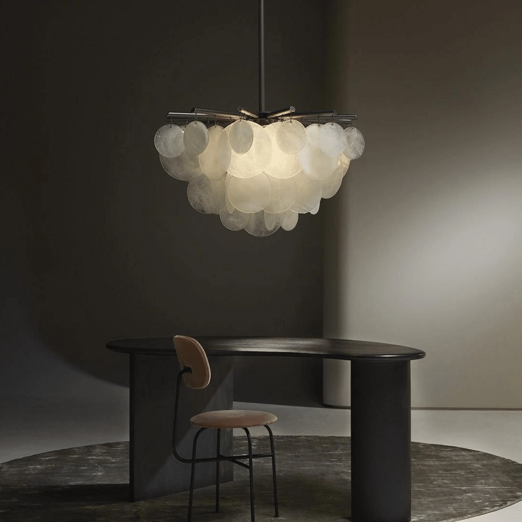 Nimbus Round Medium Modern Chandelier - CTO Lighting - Luxury Lighting BoutiqueCTO Lighting