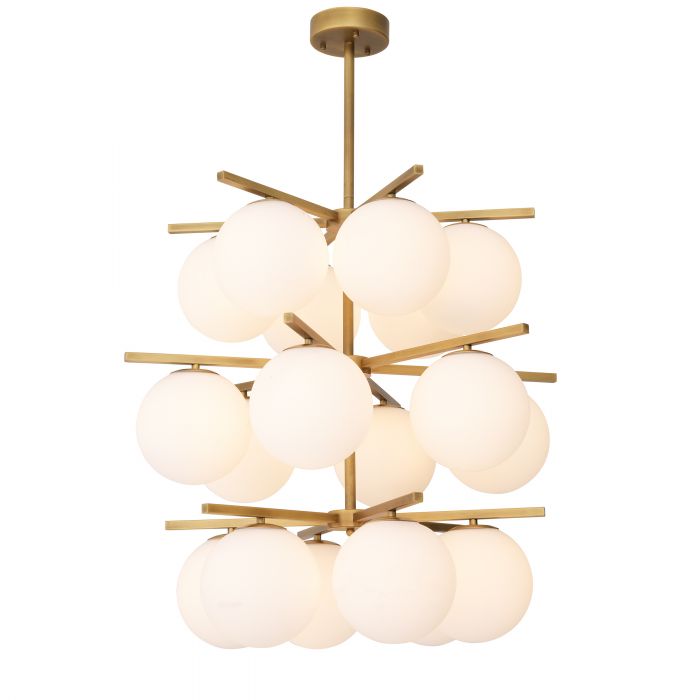 Noa Modern Brass Chandelier - Brass - Eichholtz - Luxury Lighting BoutiqueBrass/Metal ChandeliersEichholtz