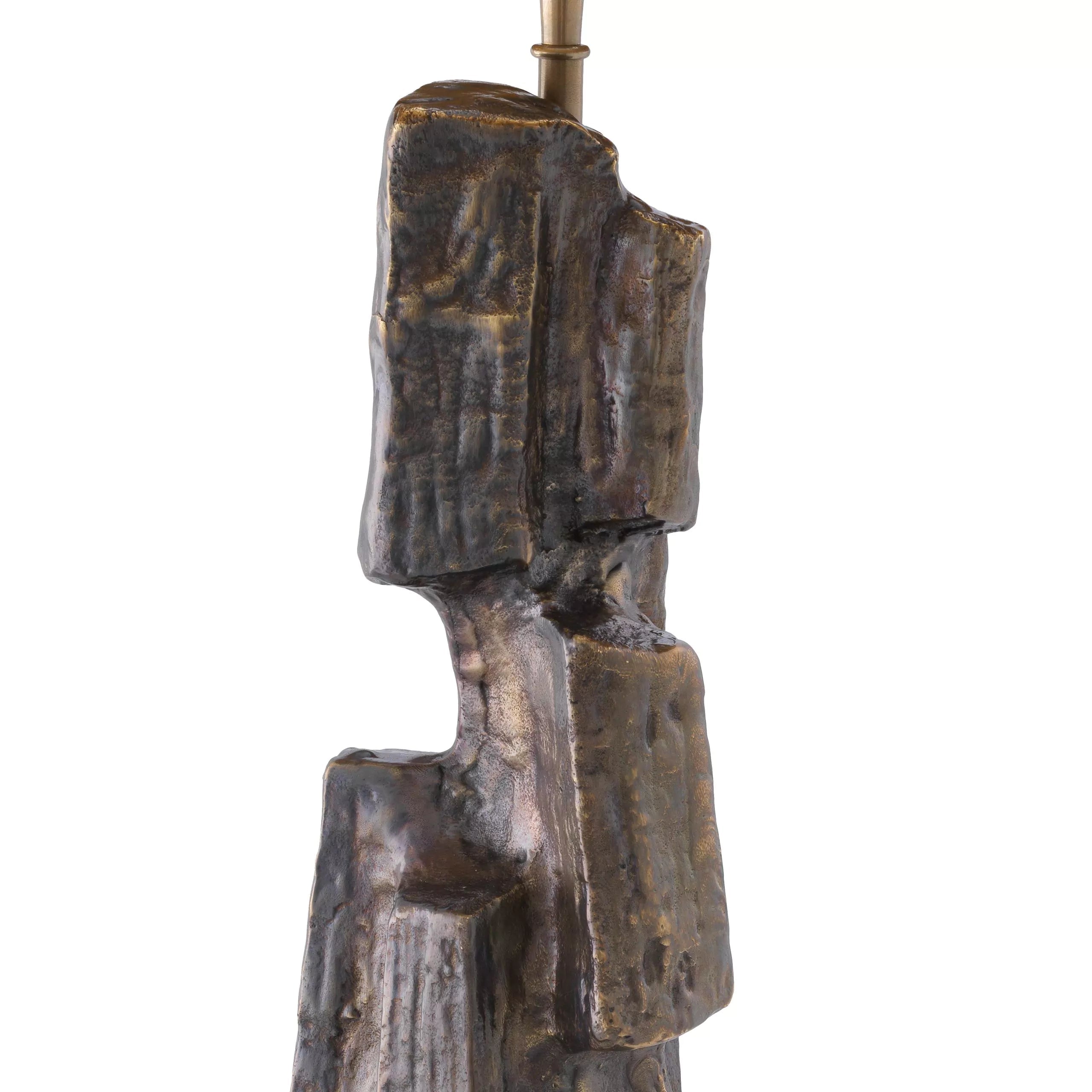 Noto Table Lamp - (Vintage Brass Finish | Black Granite Base) - Eichholtz - Luxury Lighting Boutique