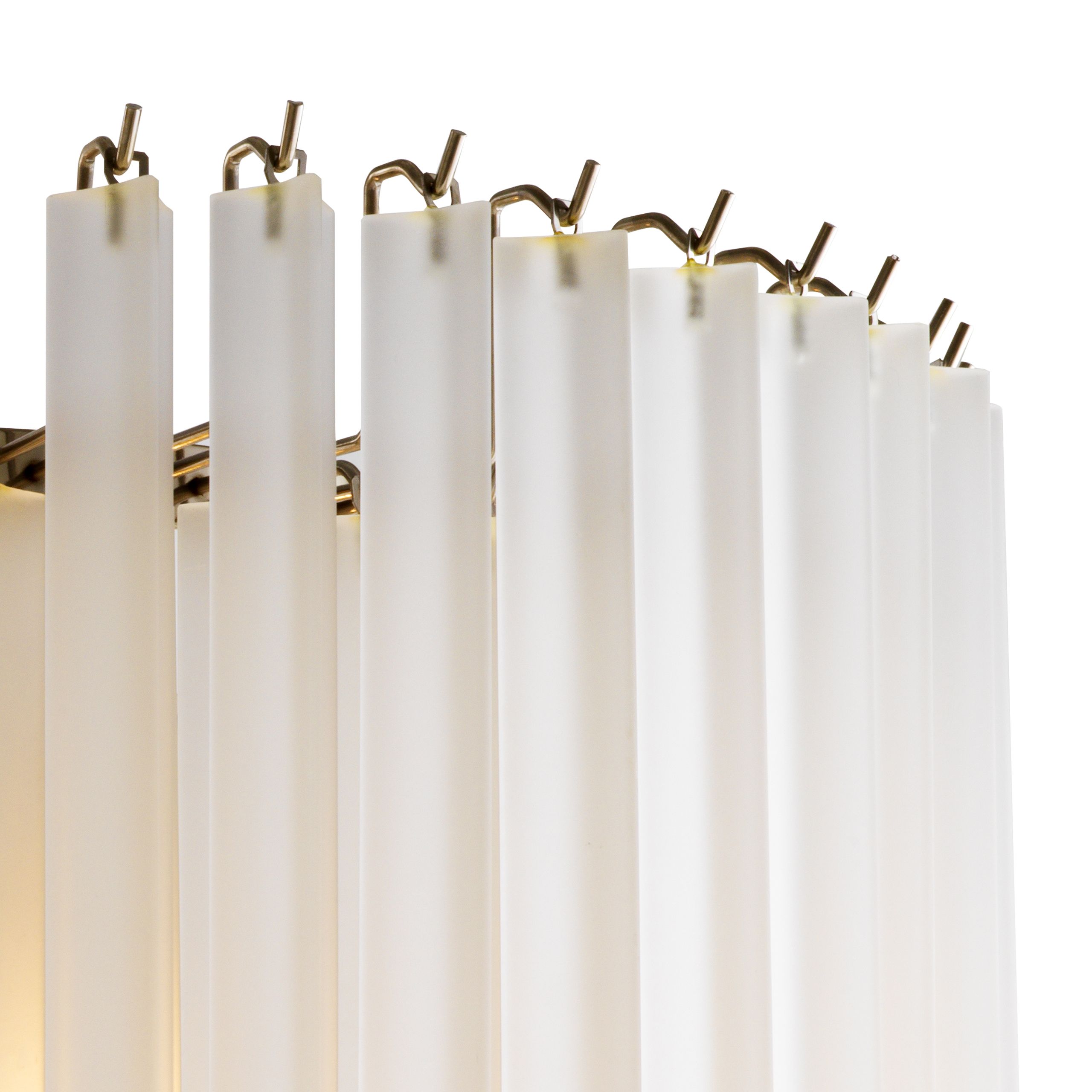 Nova Modern Glass Chandelier - Nickel - Eichholtz - Luxury Lighting BoutiqueCeiling LightEichholtz