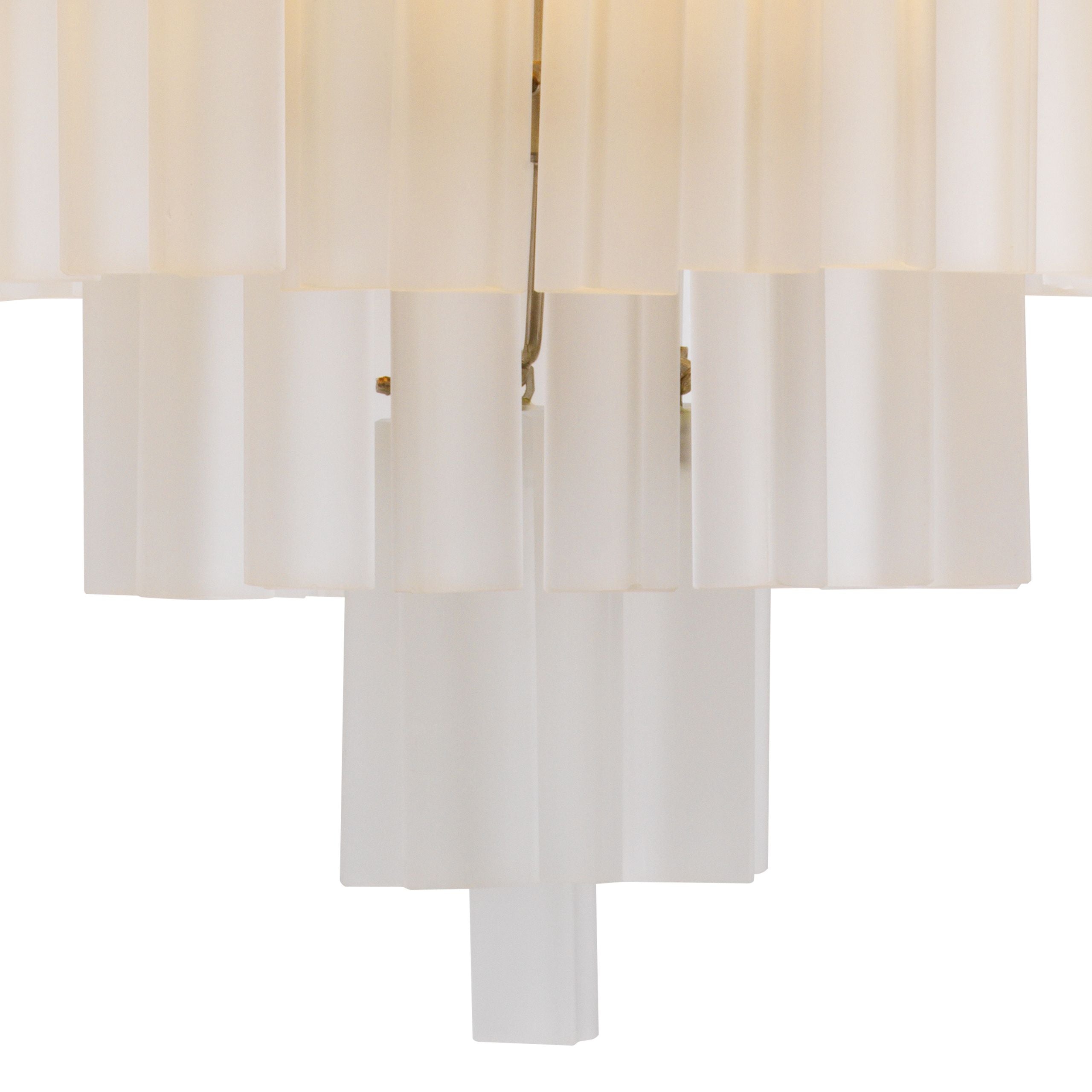 Nova Modern Glass Chandelier - Nickel - Eichholtz - Luxury Lighting BoutiqueCeiling LightEichholtz
