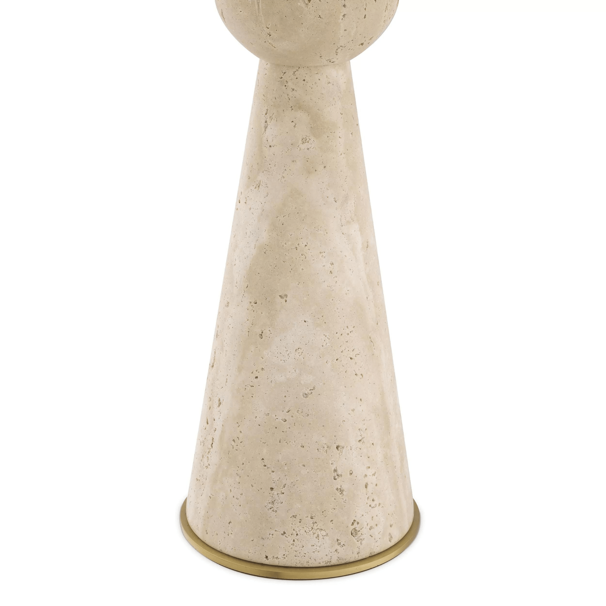 Novak Table Lamp - Travertine - Eichholtz - Luxury Lighting BoutiqueTable LampEichholtz