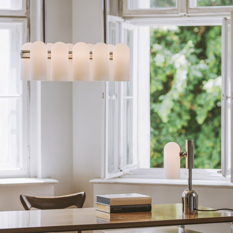 Odyssey Linear Modern Chandelier - Schwung - Luxury Lighting BoutiqueBrass/Metal ChandeliersSchwung