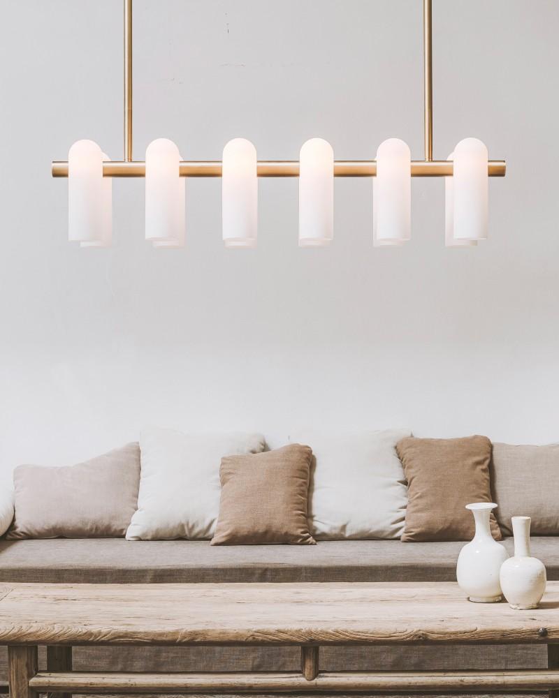 Odyssey Linear Modern Chandelier - Schwung - Luxury Lighting Boutique