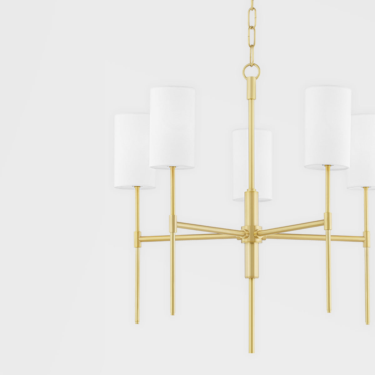 Olivia Modern Chandelier - H223805 - Mitzi - Luxury Lighting Boutique