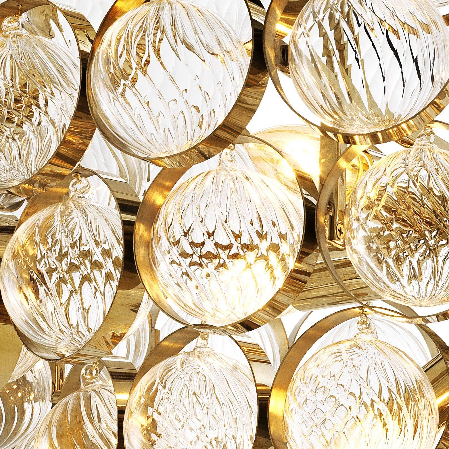 Opera Modern Chandelier - Gold - Eichholtz - Luxury Lighting BoutiqueCeiling LightEichholtz