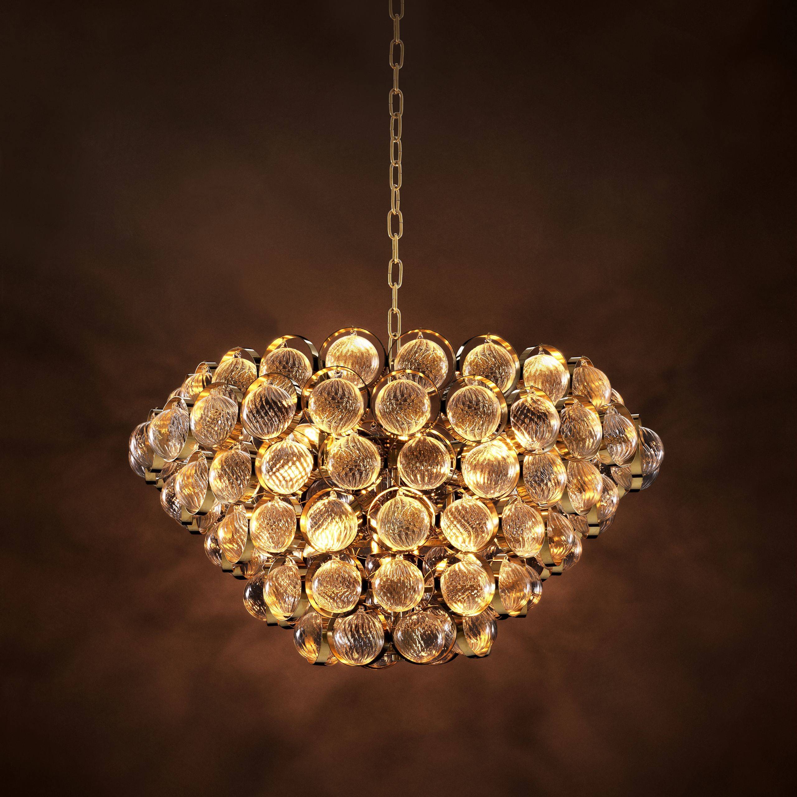 Opera Modern Chandelier - Gold - Eichholtz - Luxury Lighting BoutiqueCeiling LightEichholtz