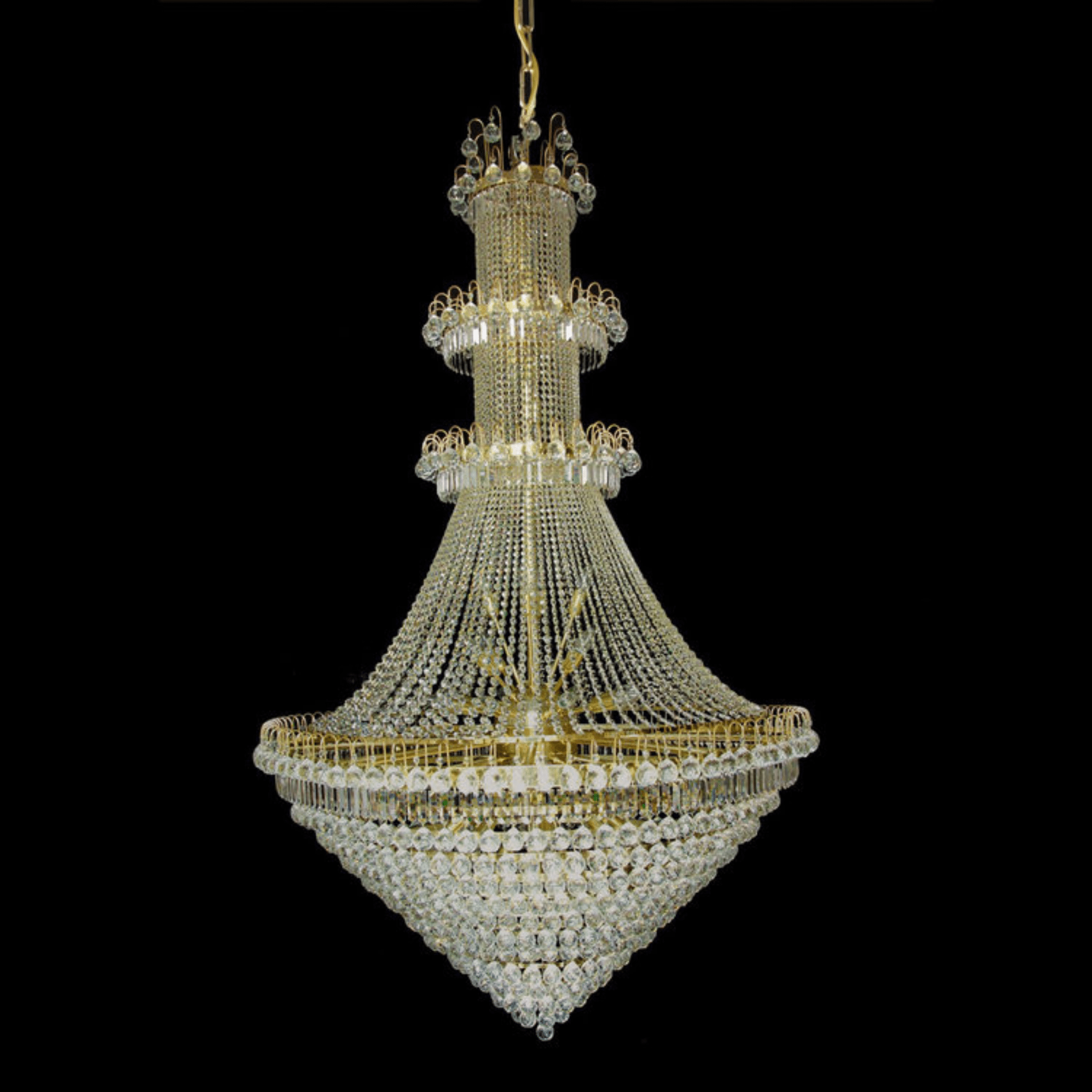 Orion 42 Crystal Glass Chandelier - Wranovsky - Luxury Lighting BoutiqueTraditional Crystal ChandeliersWranovsky