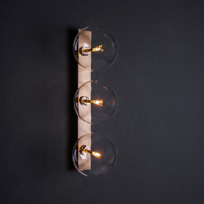 Oslo Triple Wall Sconce - Schwung - Luxury Lighting Boutique