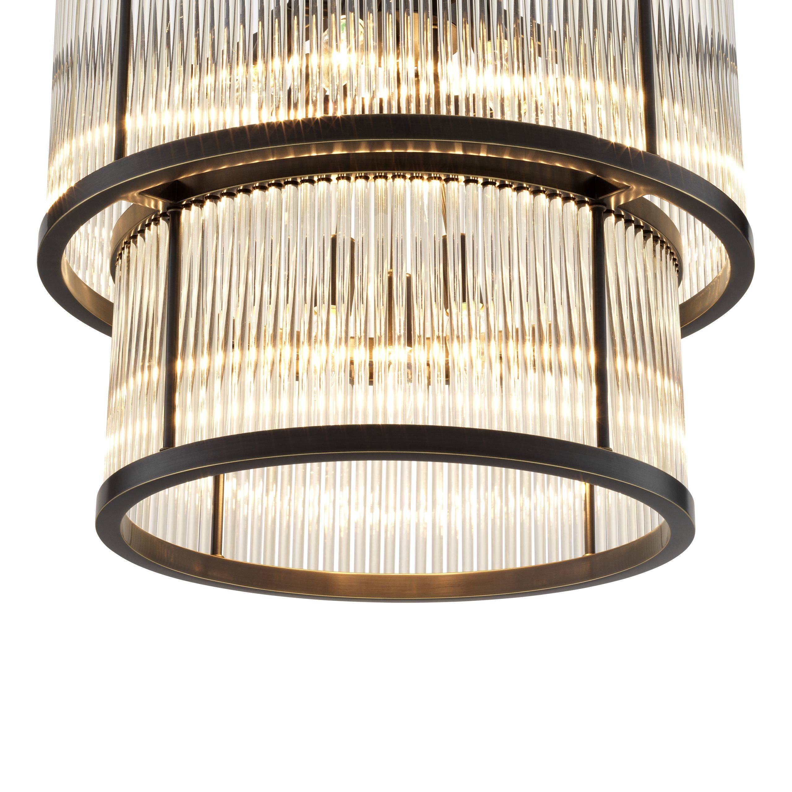 Pasadena Modern Chandelier - Bronze - Eichholtz - Luxury Lighting BoutiqueCeiling LightEichholtz