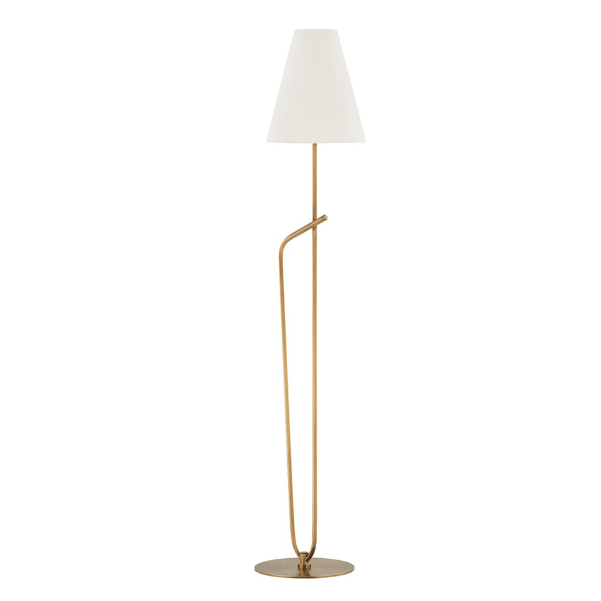 Pearce Floor Lamp (PFL7764 - PBR) - Troy Lighting - Luxury Lighting BoutiqueBrass/Metal ChandeliersTroy Lighting