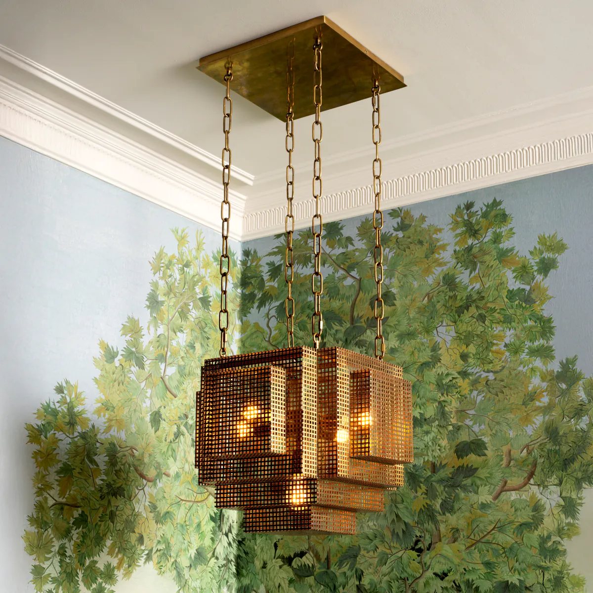 "Pendant Geary by Eichholtz, modern and elegant lighting fixture"