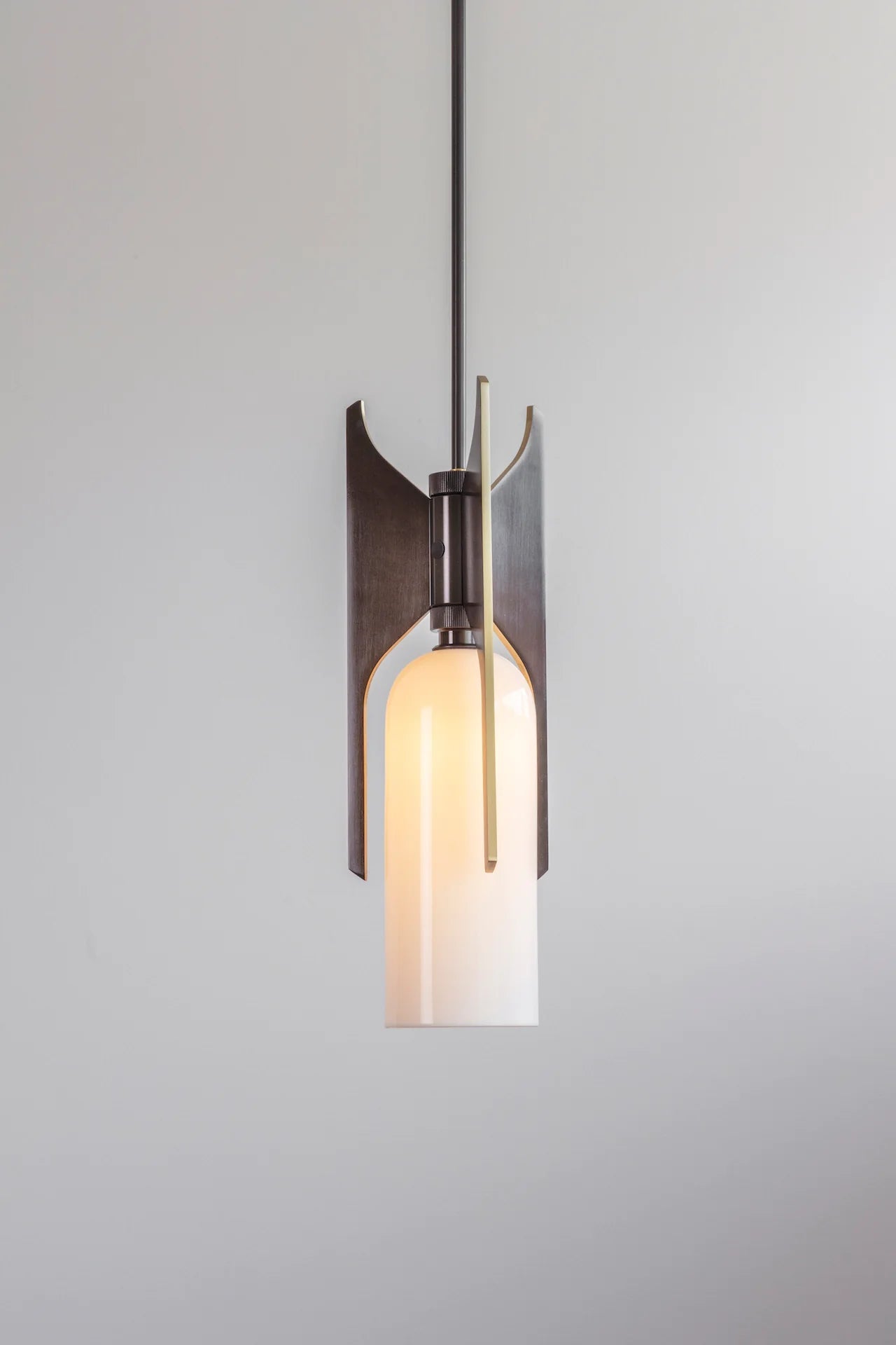 Pennon Pendant Light - (Brushed Brass/Dark Bronze) - Luxury Lighting Boutique