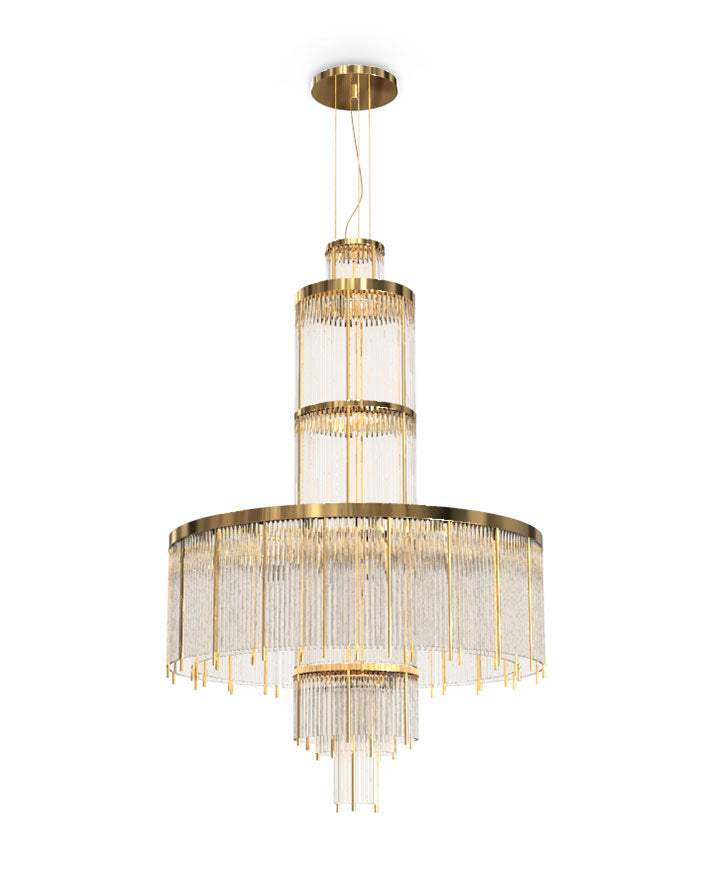 Pharo 47-Light Crystal Modern Chandelier - Luxxu - Luxury Lighting Boutique