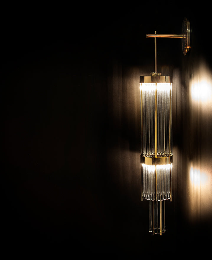Pharo II 6-Light Crystal Wall Sconce - Luxxu - Luxury Lighting Boutique