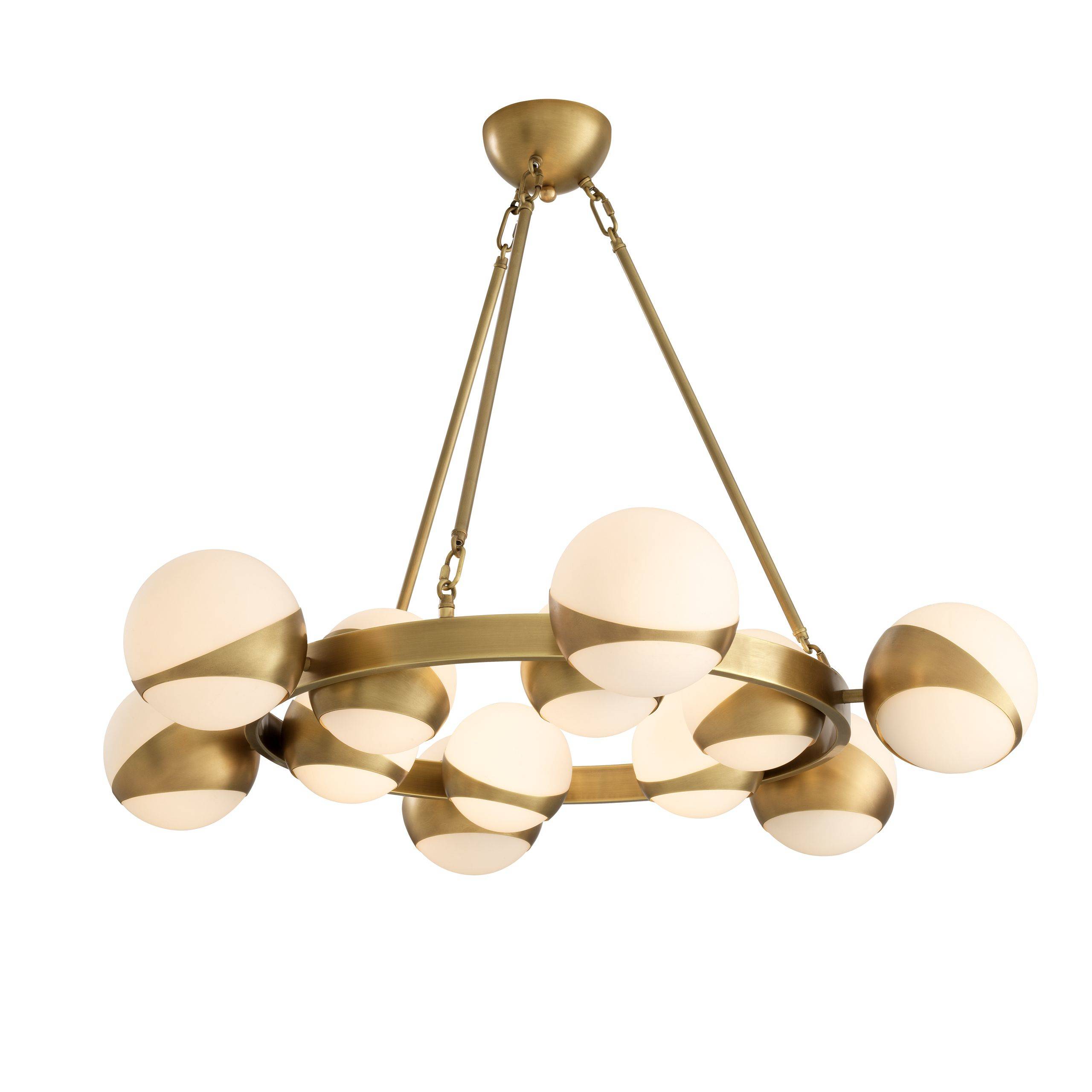 Piazetta Modern Chandelier - Brass - Eichholtz - Luxury Lighting BoutiqueBrass/Metal ChandeliersEichholtz