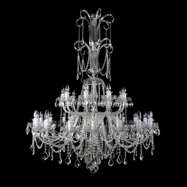 Princesse 27 Crystal Glass Chandelier - Wranovsky - Luxury Lighting Boutique