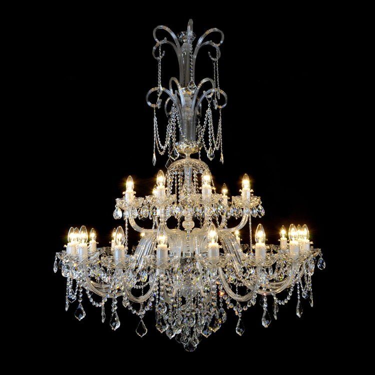 Princesse 27 Crystal Glass Chandelier - Wranovsky - Luxury Lighting Boutique