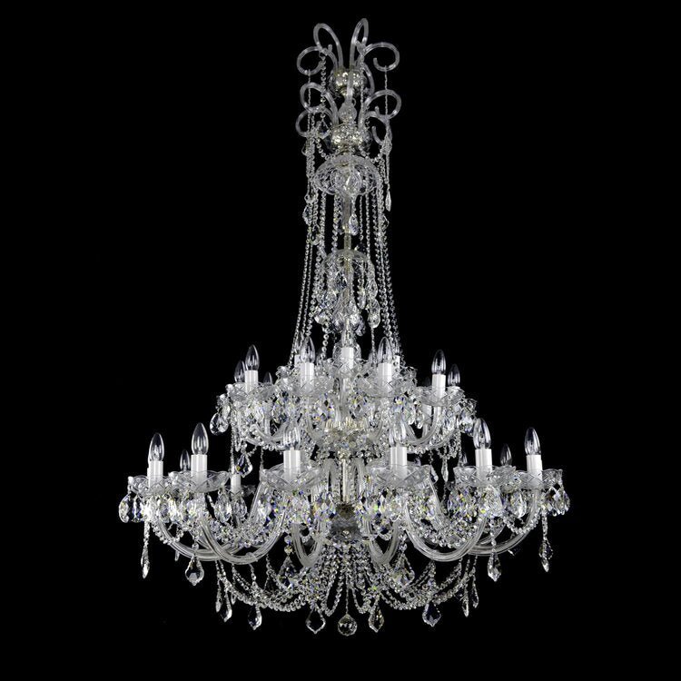 Princesse 30 Crystal Glass Chandelier (Alpha/Beta) - Wranovsky - Luxury Lighting BoutiqueLuxury Lighting Boutique