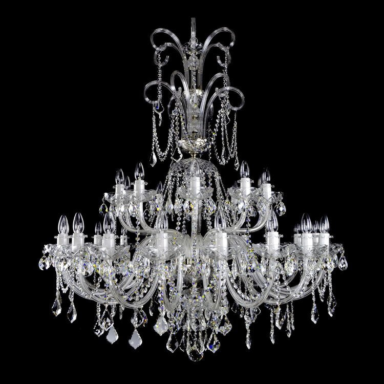 Princesse 30 Crystal Glass Chandelier (Alpha/Beta) - Wranovsky - Luxury Lighting Boutique
