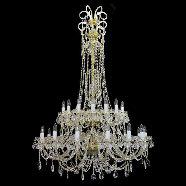 Princesse 30 Crystal Glass Chandelier (Gold/Silver) - Wranovsky - Luxury Lighting BoutiqueWranovsky