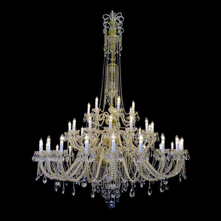 Princesse 42 Crystal Glass Chandelier (Alpha Gold/Silver) - Wranovsky - Luxury Lighting BoutiqueWranovsky