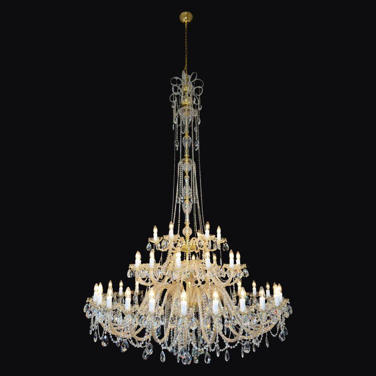 Princesse 42 Crystal Glass Chandelier (Gold/Silver) - Wranovsky - Luxury Lighting BoutiqueWranovsky