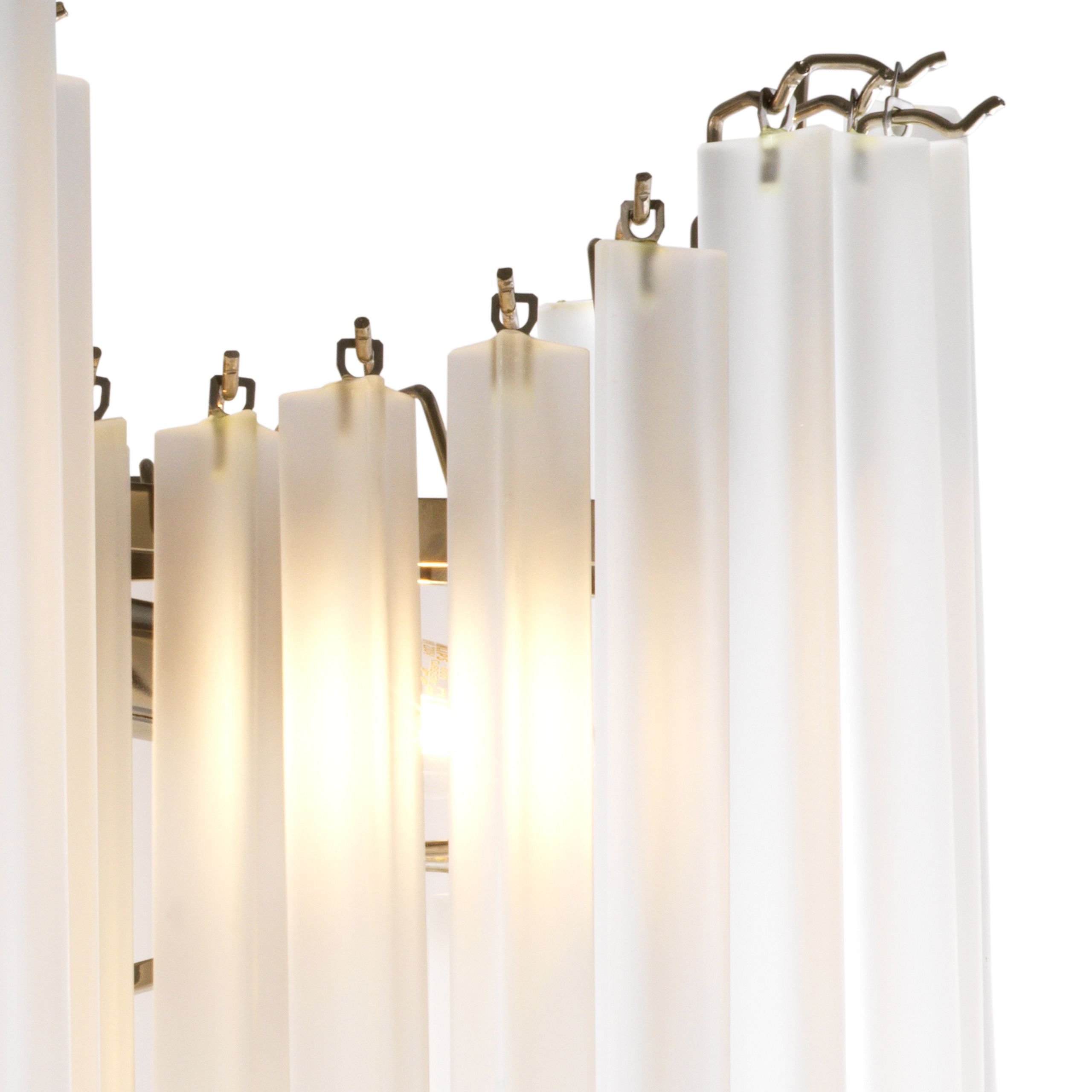 Pulsar Modern Glass Chandelier - Nickel - Eichholtz - Luxury Lighting BoutiqueCeiling LightEichholtz