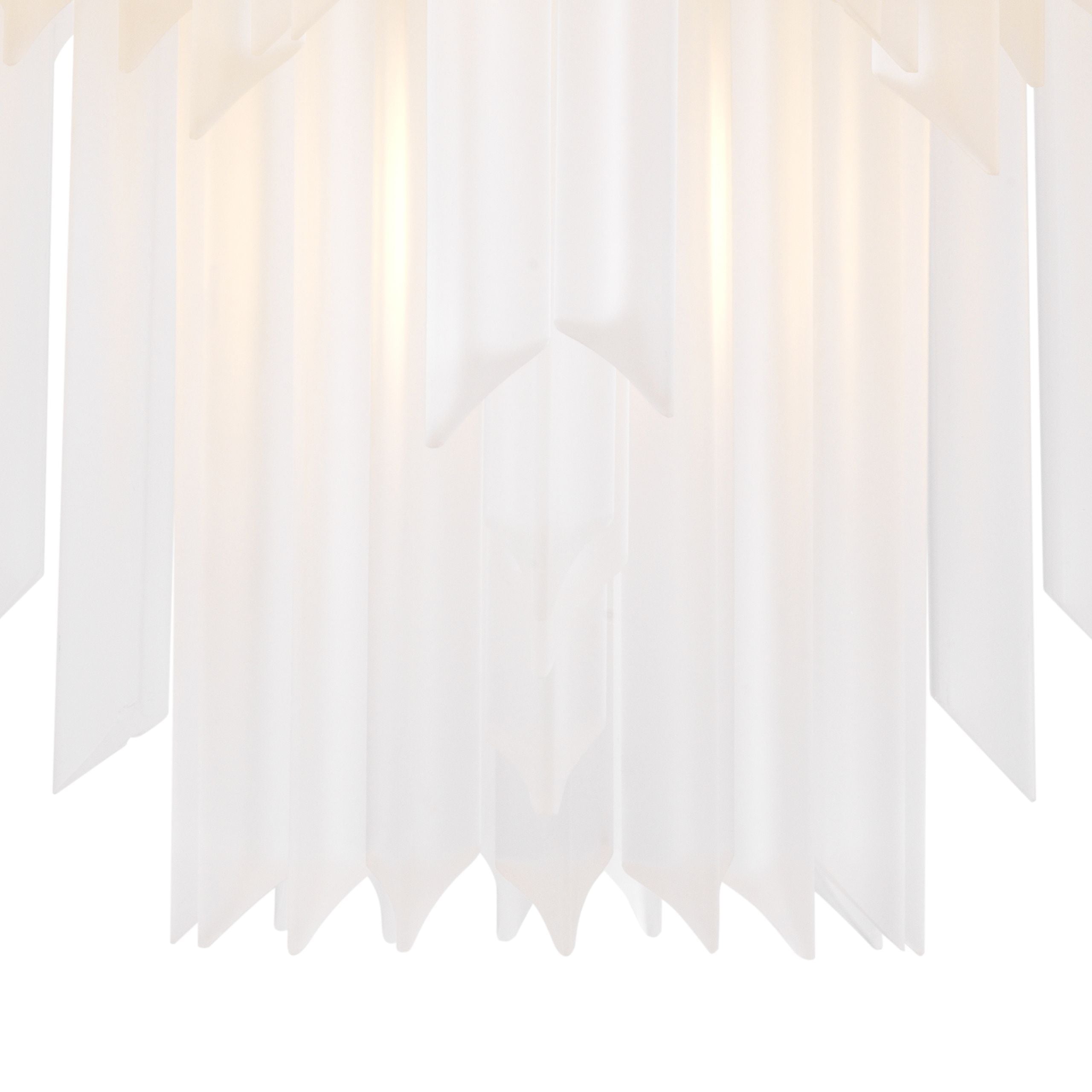 Pulsar Modern Glass Chandelier - Nickel - Eichholtz - Luxury Lighting BoutiqueCeiling LightEichholtz