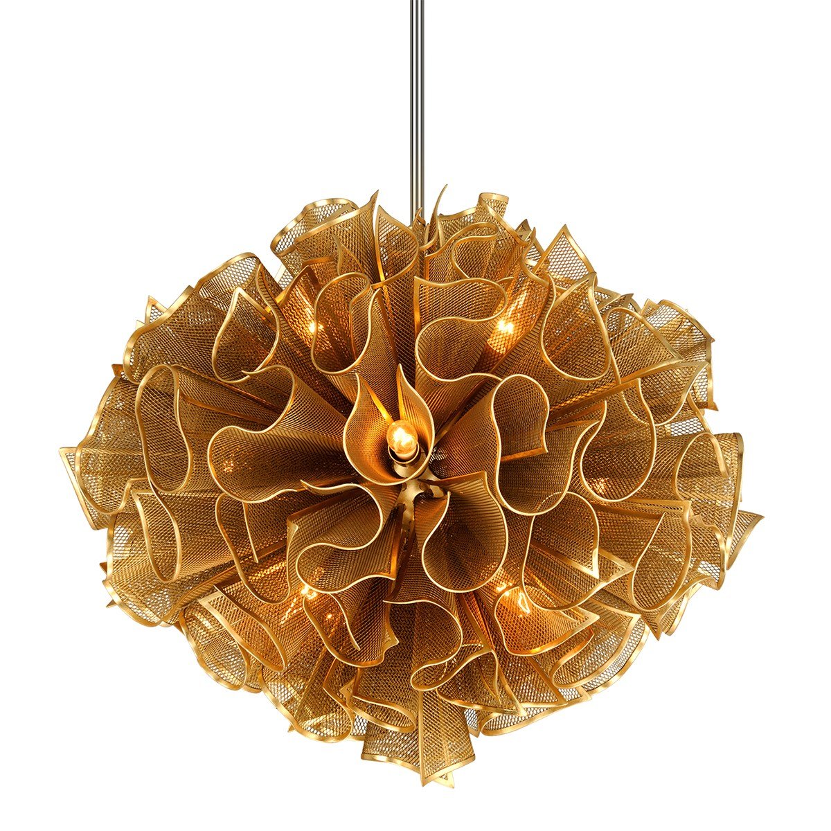 Pulse Chandelier - 218 - 412 - CE - Corbett Lighting - Luxury Lighting BoutiqueBasket & Pendant ChandeliersCorbett Lighting