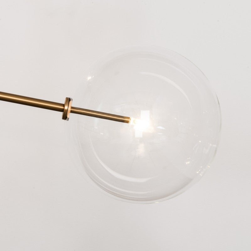 RD15 8 - Light Modern Brass Chandelier - Schwung - Luxury Lighting BoutiqueBrass/Metal ChandeliersSchwung