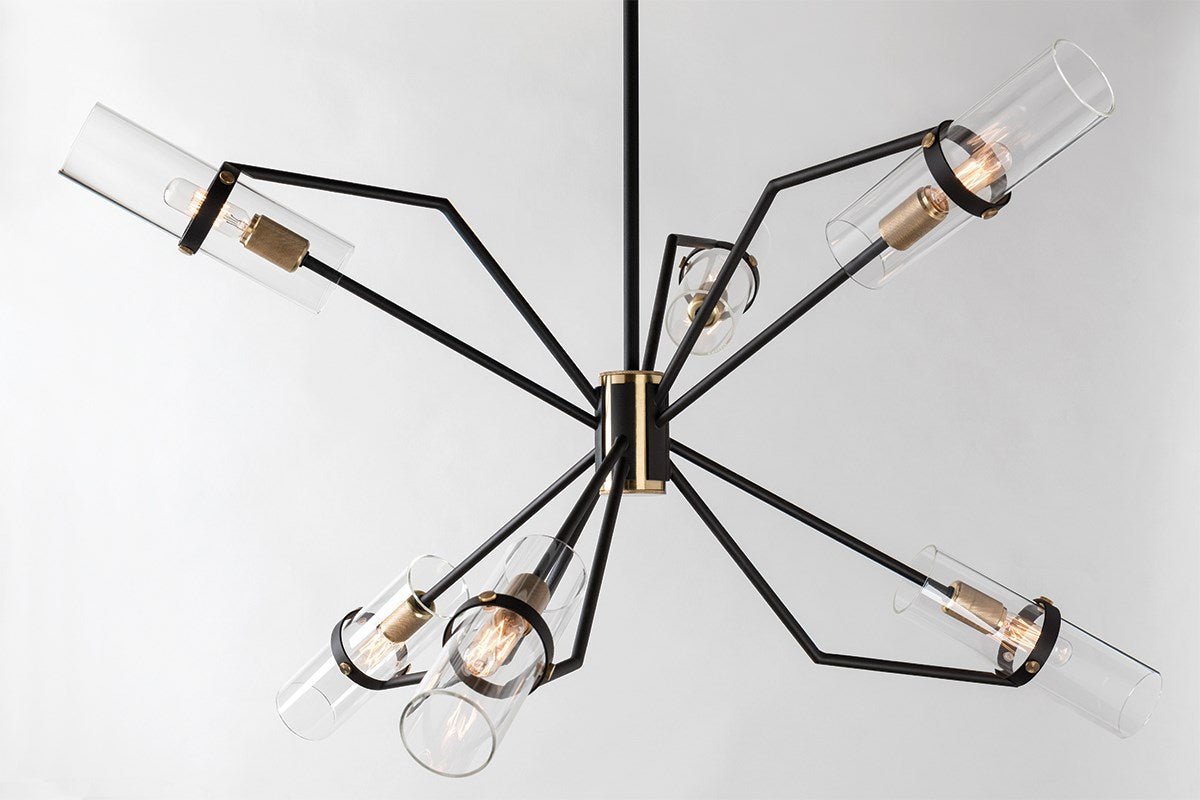 Raef Modern Chandelier - F6316 - CE - Troy Lighting - Luxury Lighting BoutiqueBrass/Metal ChandeliersTroy Lighting