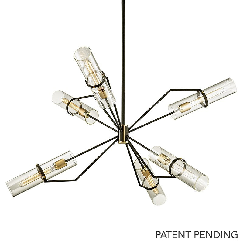 Raef Modern Chandelier - F6318-CE - Troy Lighting - Luxury Lighting Boutique