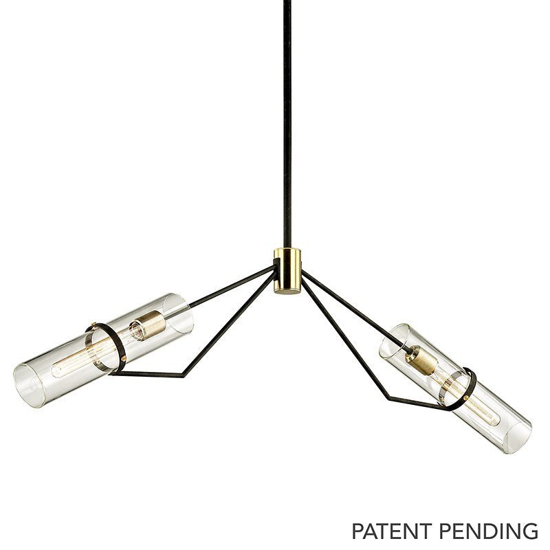 Raef Modern Chandelier - F6319 - CE - Troy Lighting - Luxury Lighting BoutiqueBrass/Metal ChandeliersTroy Lighting