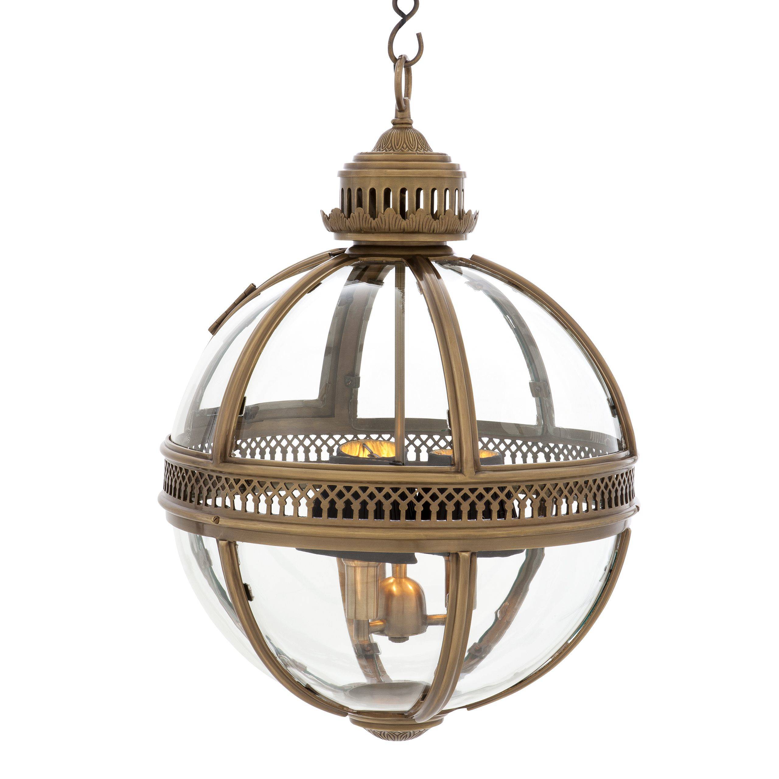 Residential M Lantern - Antique Brass - Eichholtz - Luxury Lighting BoutiqueHall LanternEichholtz