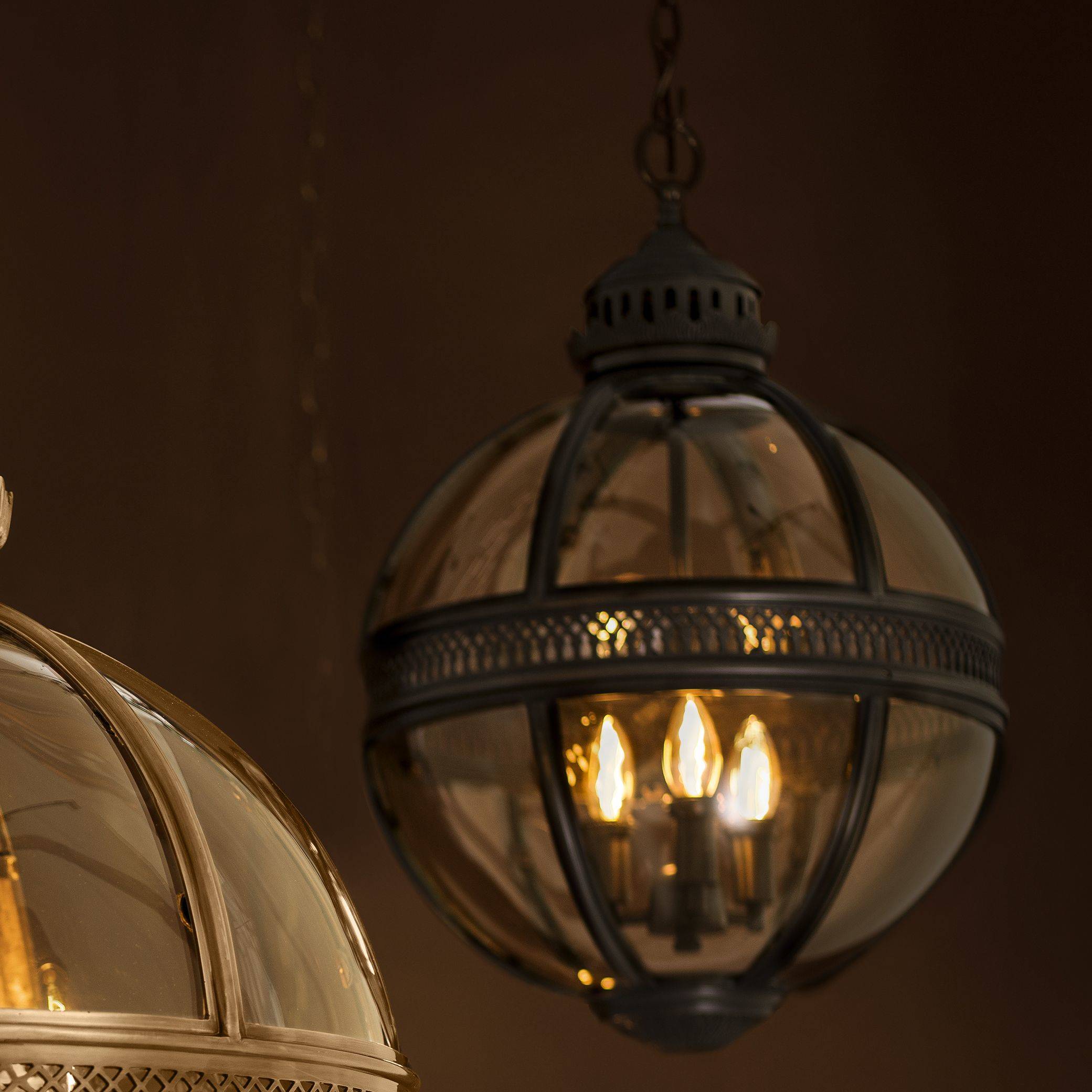 Residential M Lantern - Antique Brass - Eichholtz - Luxury Lighting BoutiqueHall LanternEichholtz
