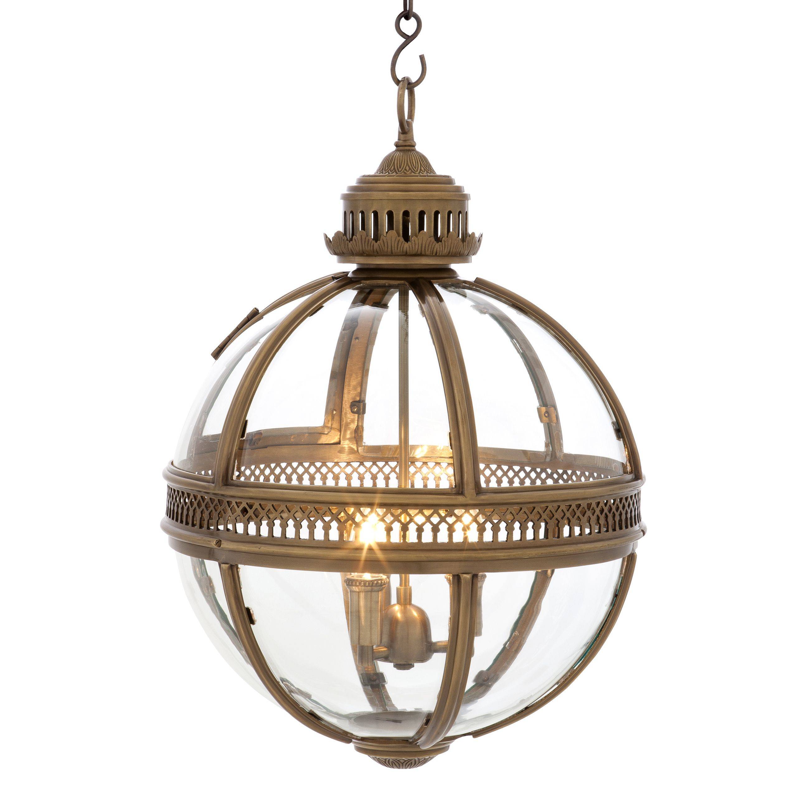 Residential M Lantern - Antique Brass - Eichholtz - Luxury Lighting BoutiqueHall LanternEichholtz