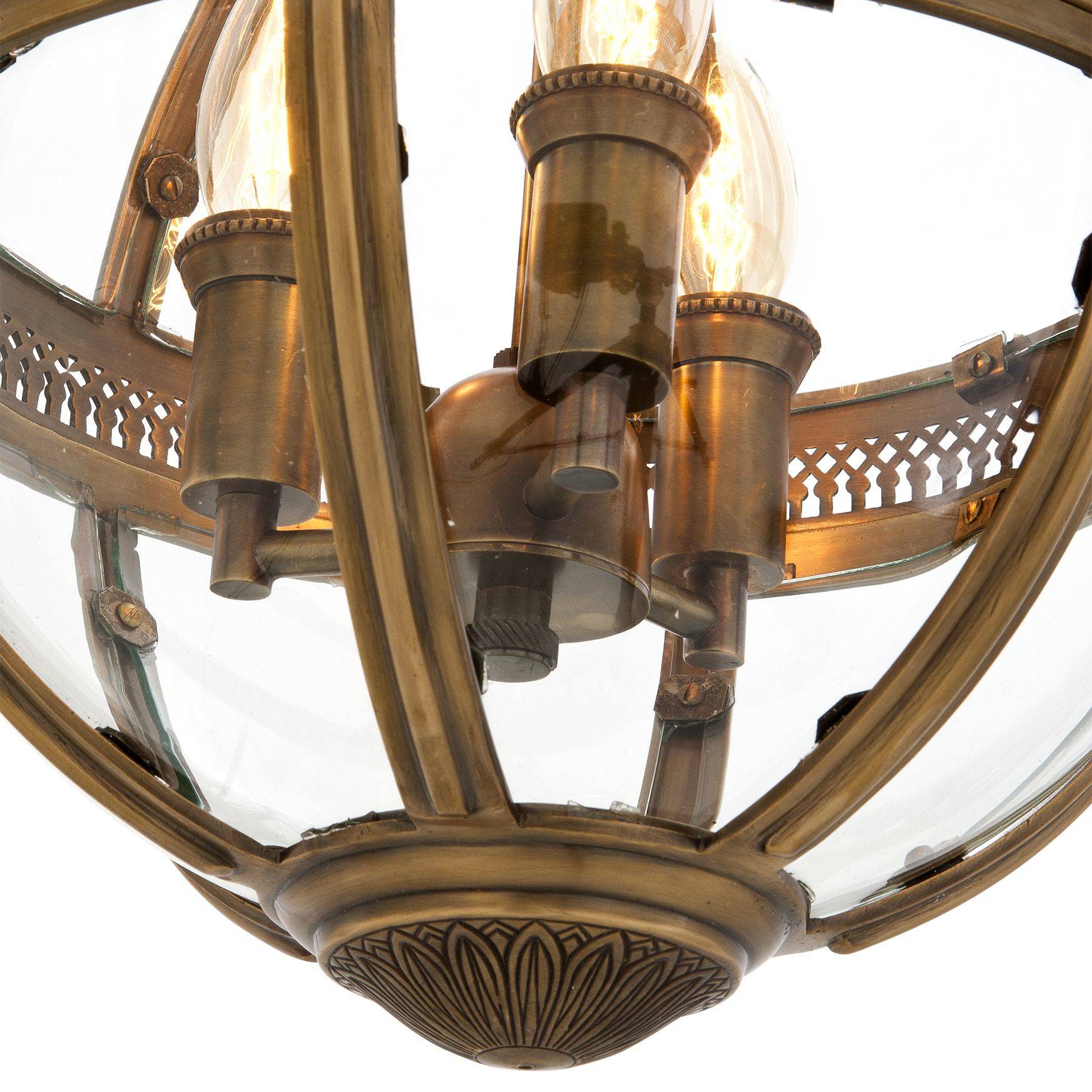 Residential S Lantern - Antique Brass - Eichholtz - Luxury Lighting BoutiqueHall LanternEichholtz
