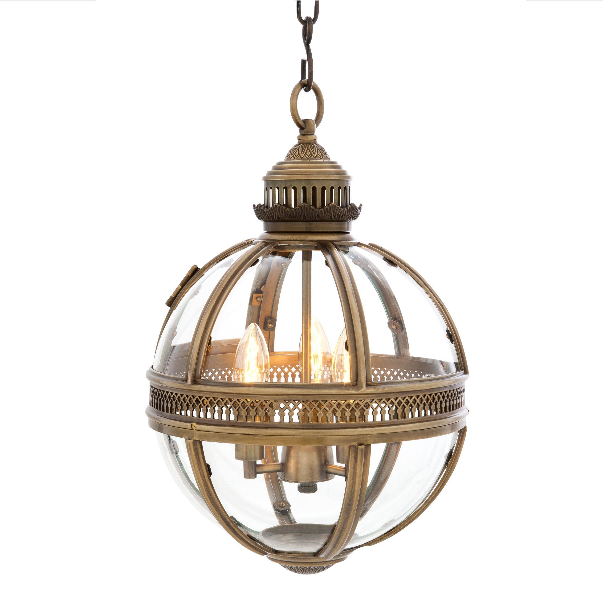 Residential S Lantern - Antique Brass - Eichholtz - Luxury Lighting BoutiqueHall LanternEichholtz