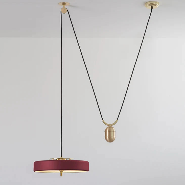 Revolve Rise & Fall Pendant Light - (Various Finishes Available) - Luxury Lighting Boutique