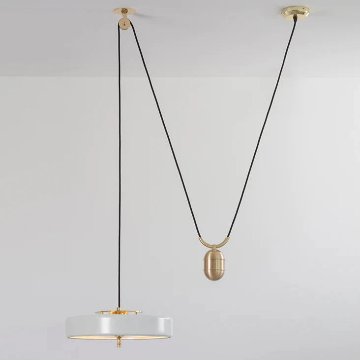 Revolve Rise & Fall Pendant Light - (Various Finishes Available) - Luxury Lighting Boutique
