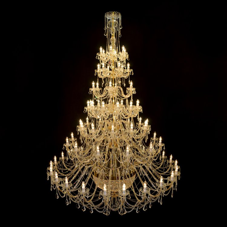 Ricamente Decorado 87 Crystal Chandelier (Gold/Silver) - Wranovsky - Luxury Lighting Boutique